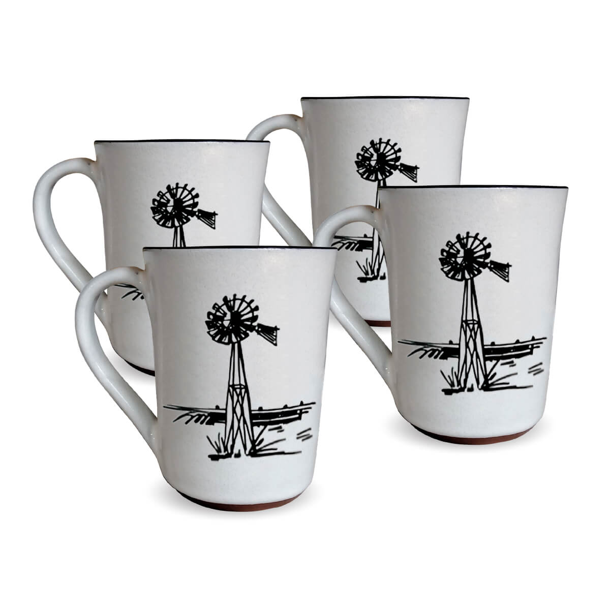 Coffee-Mug-Set-CS-Windmill Argilla Coffee Mug Set Windmill in Country Style