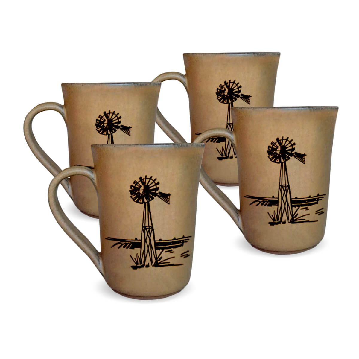Coffee-Mug-Set-SS-Windmill Argilla Coffee Mug Set Windmill in Sandstorm