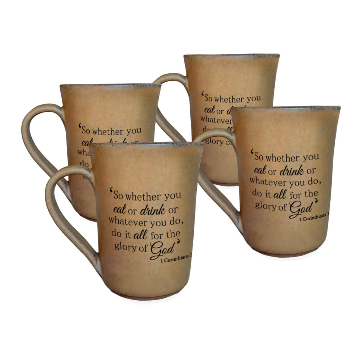 Coffee-Mug-Set-SS-XC-English Argilla-Coffee-Mug-Set-in-Sandstorm-Christian-Crockery-English