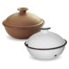 Argilla-Medium-Gourmet-Roasters-with-Dome-Lids Argilla Medium Gourmet Roasters