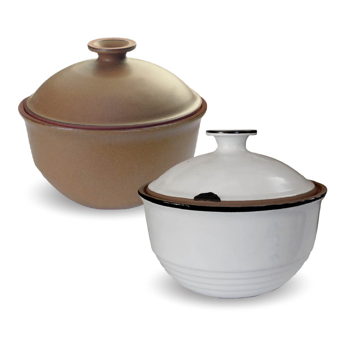 Argilla-Small-Deep-Gourmets-with-Dome-Lids Argilla Small Deep Gourmet Roasters