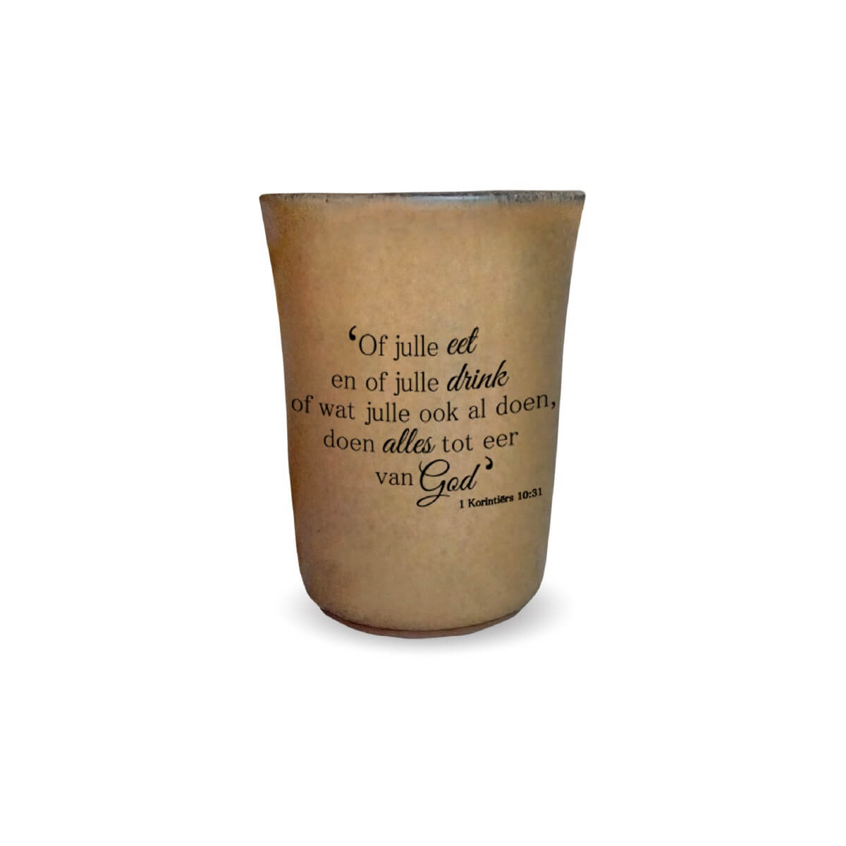 Tumbler-Teaspoon-Holder-SS-XC-Afrikaans Tumbler / Teaspoon Holder - SS XC Afrikaans