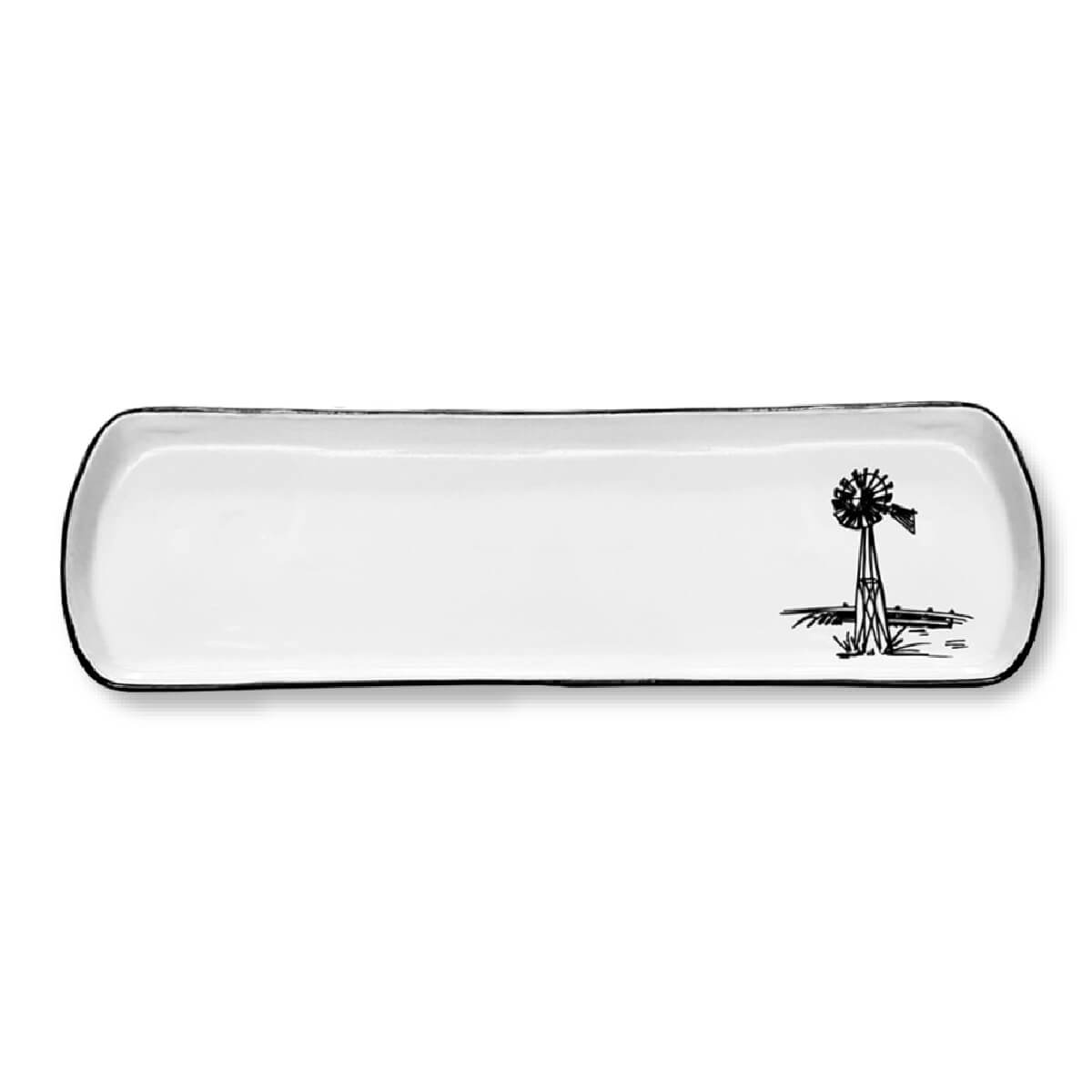 Garlic Bread Plate - CS Windmill Garlic Bread Plate - CS Windmill