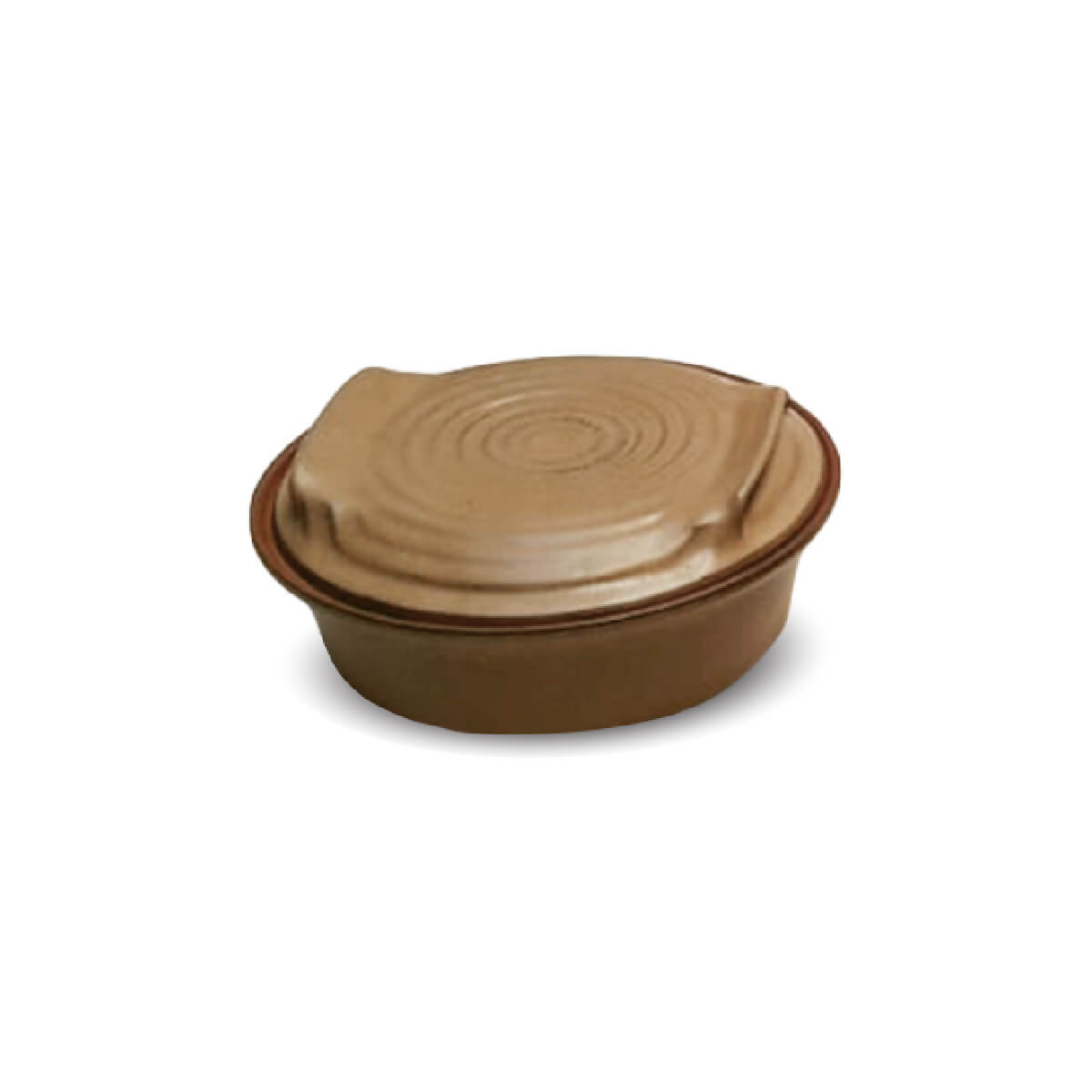 Individual Classic Roaster with Flat Lid - SS