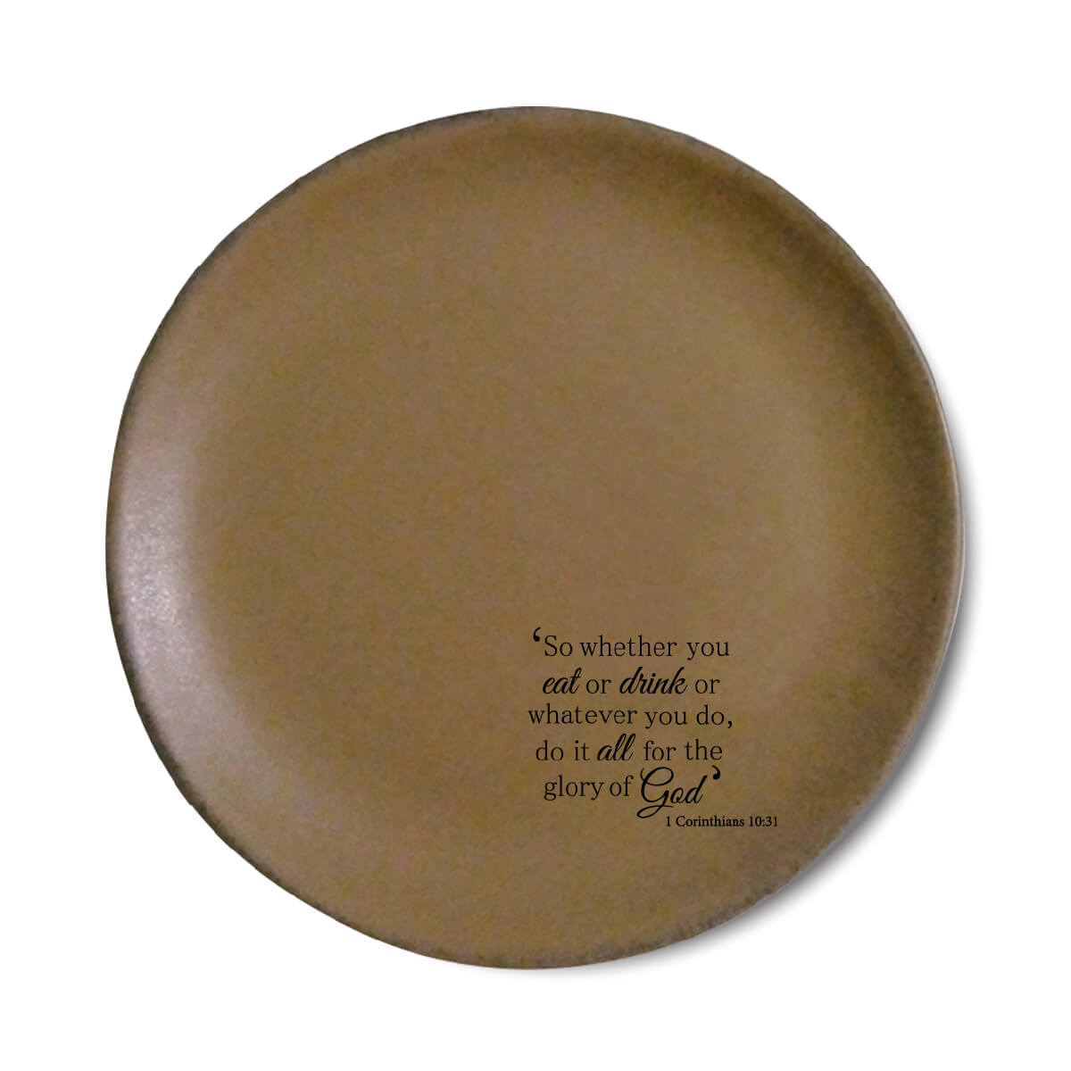 Large Round Plate - SS XC English Large Round Plate - SS XC English