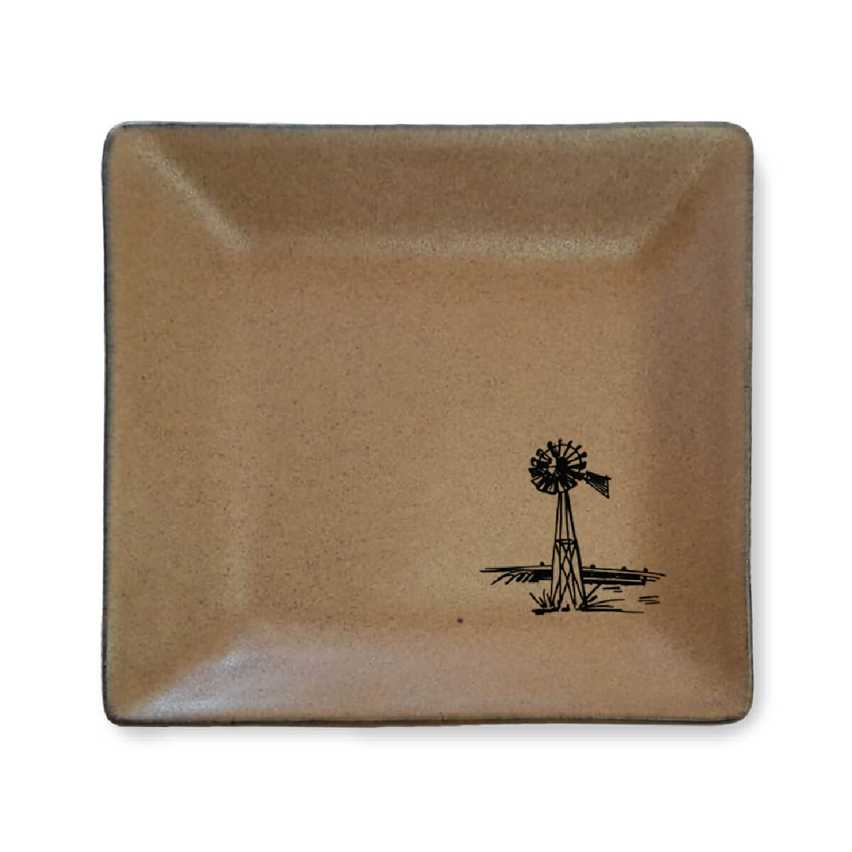Large Square Plate - SS Windmill Large Square Plate - SS Windmill