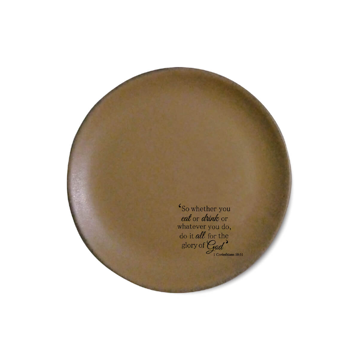 Small Round Plate - SS XC English Small Round Plate - SS XC English