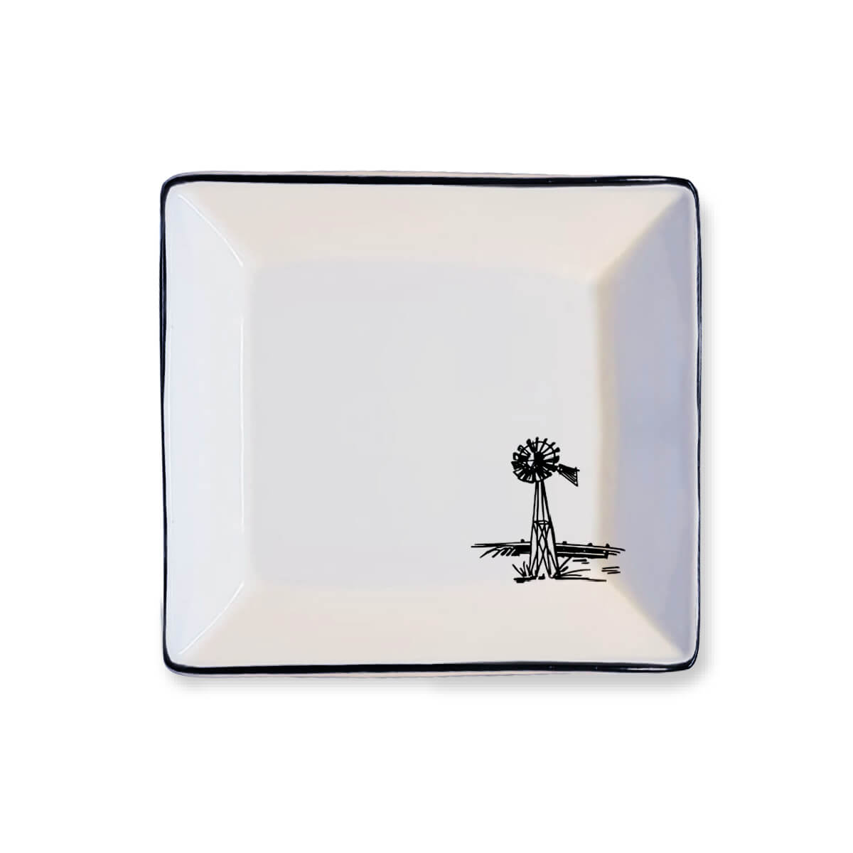 Small Square Plate - CS Windmill Small Square Plate - CS Windmill