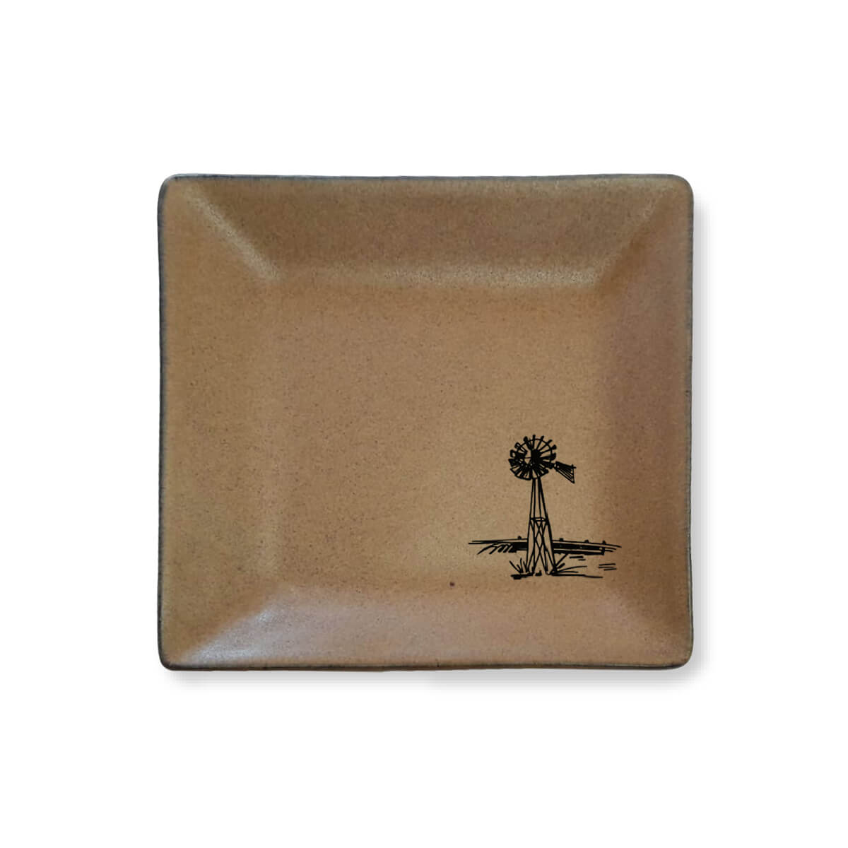 Small Square Plate - SS Windmill Small Square Plate - SS Windmill