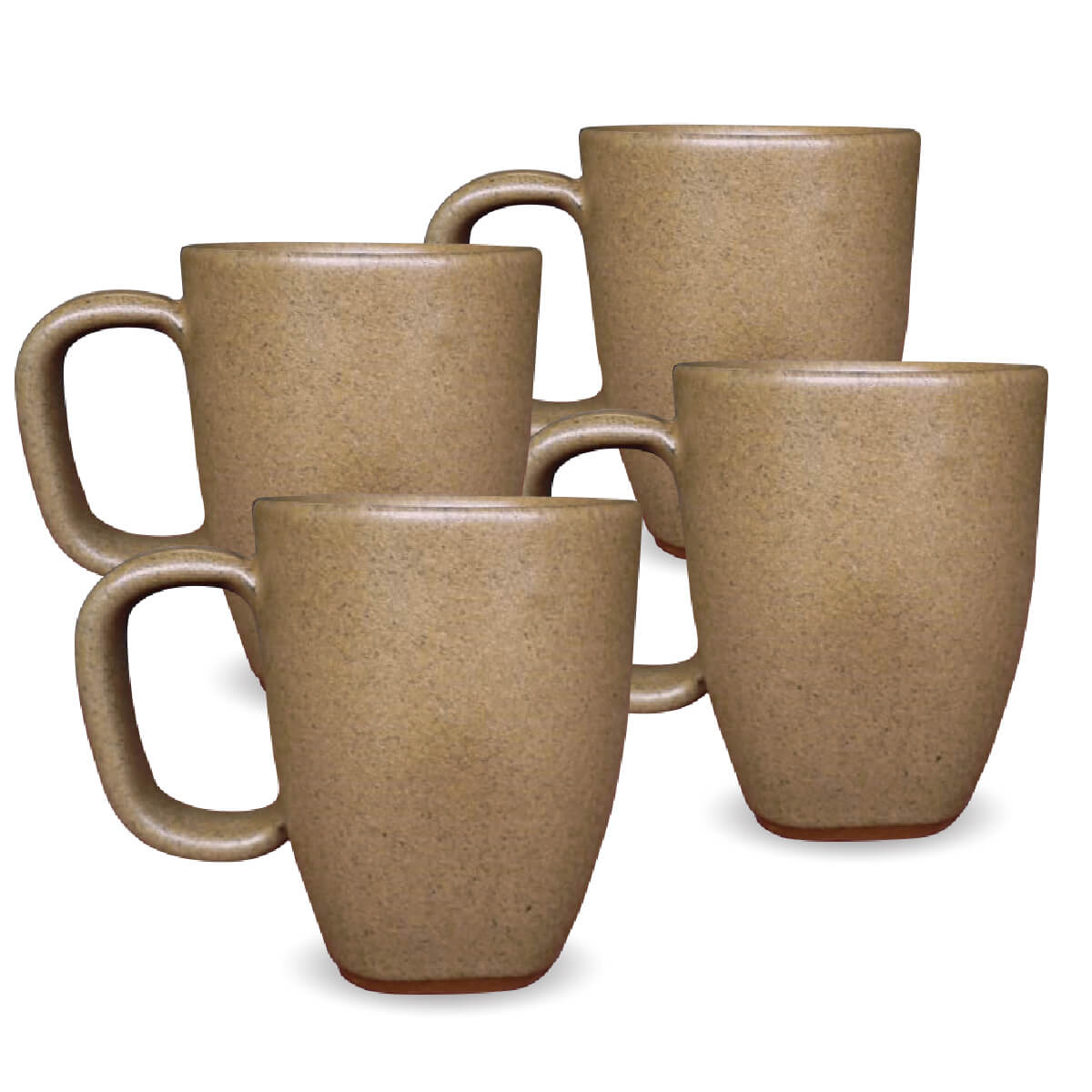 Square Mug Set - SS Plain