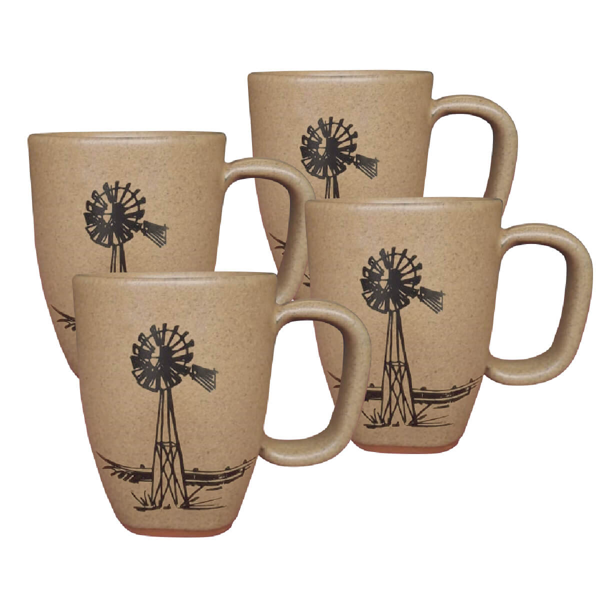Square Mug Set - SS Windmill