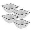 square bowl set of 4 CS