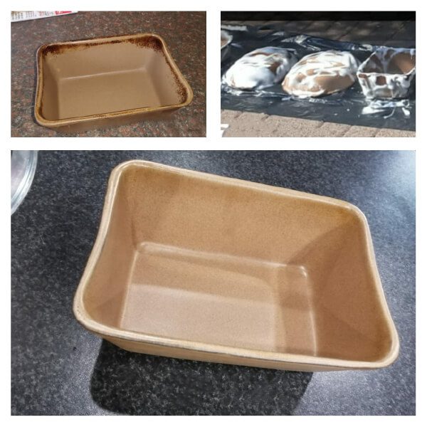 Cleaning with Oven Cleaner