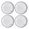 Set of 4 Large Round Plates - CS Plain Set of 4 Large Round Plates - CS Plain
