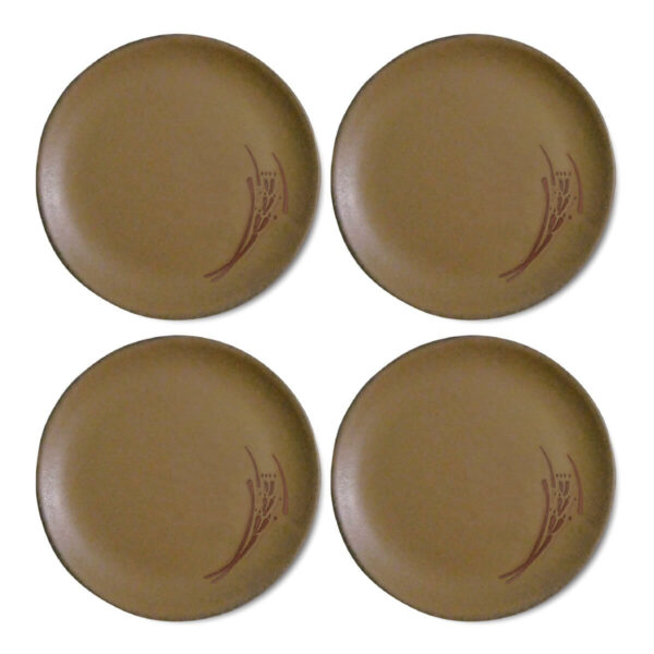 Set of 4 Large Round Plates - SS Art