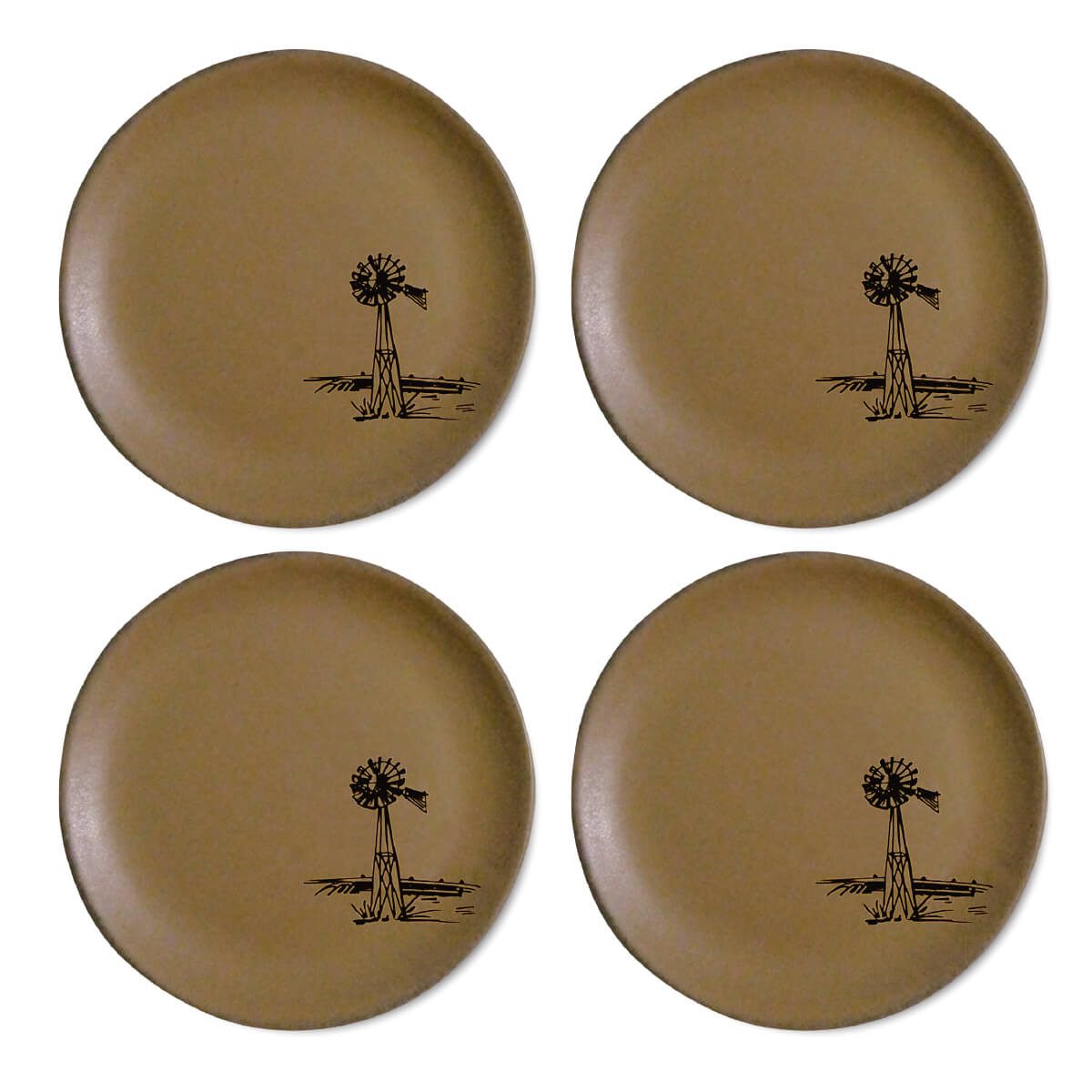 Set of 4 Large Round Plates - SS Windmill Set of 4 Large Round Plates - SS Windmill