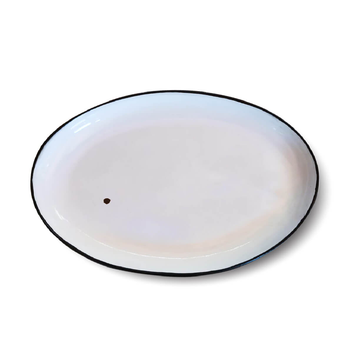 Small Oval Plate - CS Plain Small Oval Plate - CS Plain