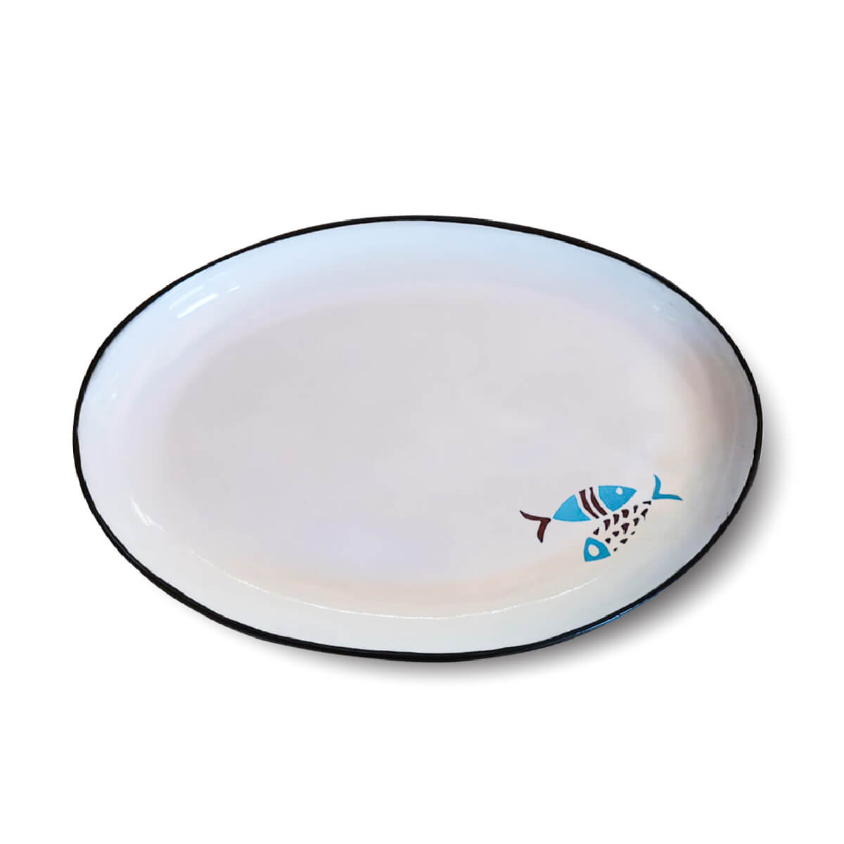Small Oval Plate - CS Tabga Small Oval Plate - CS Tabga