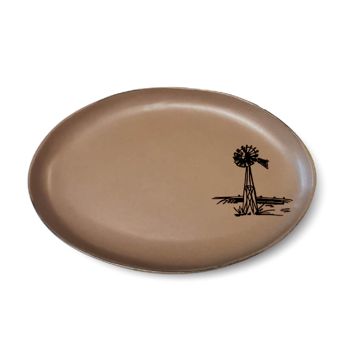 Small Oval Plate - SS Windmill Small Oval Plate - SS Windmill