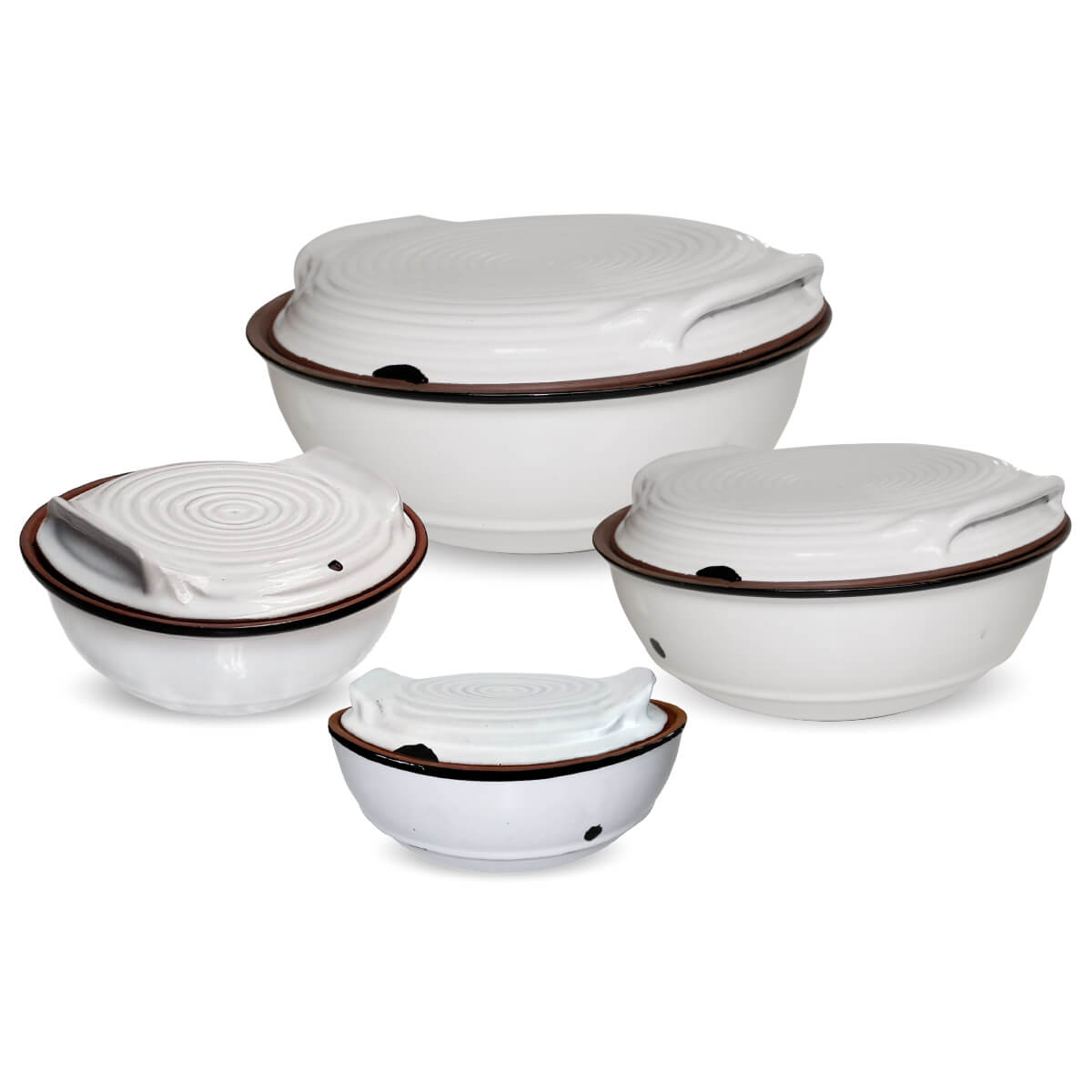 Gourmet Set in CS with Flat Lids