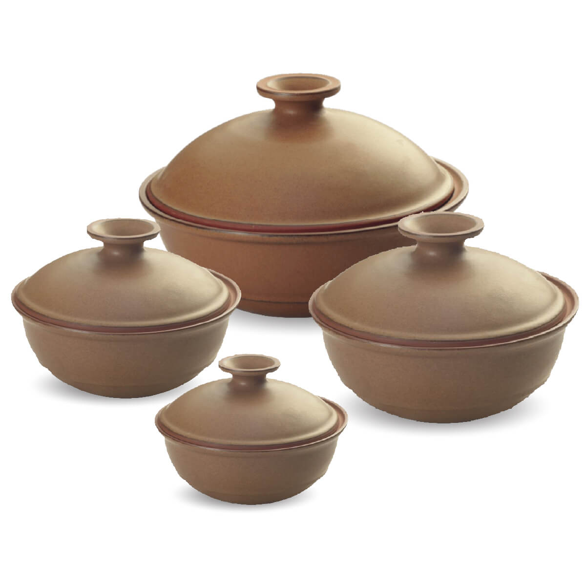 Gourmet Set in SS with Dome Lids