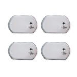 4 Small Steak Plates in Country Style Windmill