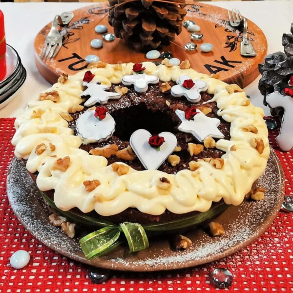 Fruit Cake made with the Cake Pudding Ring