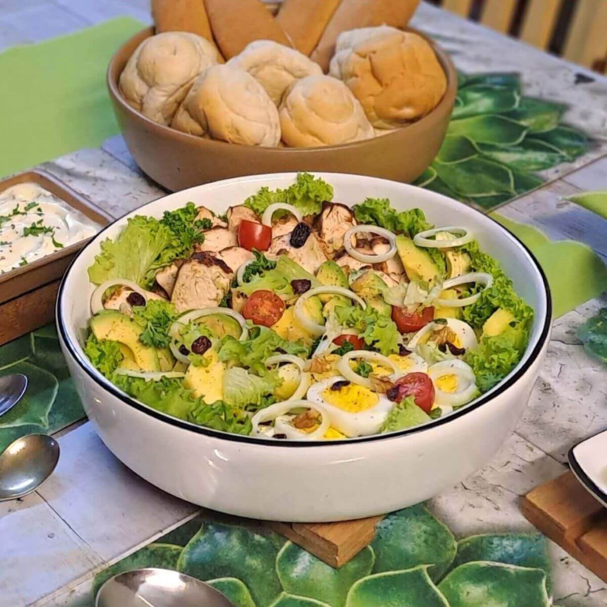 Classic Salad Coutry Style Classic Salad with a fresh summer salad.