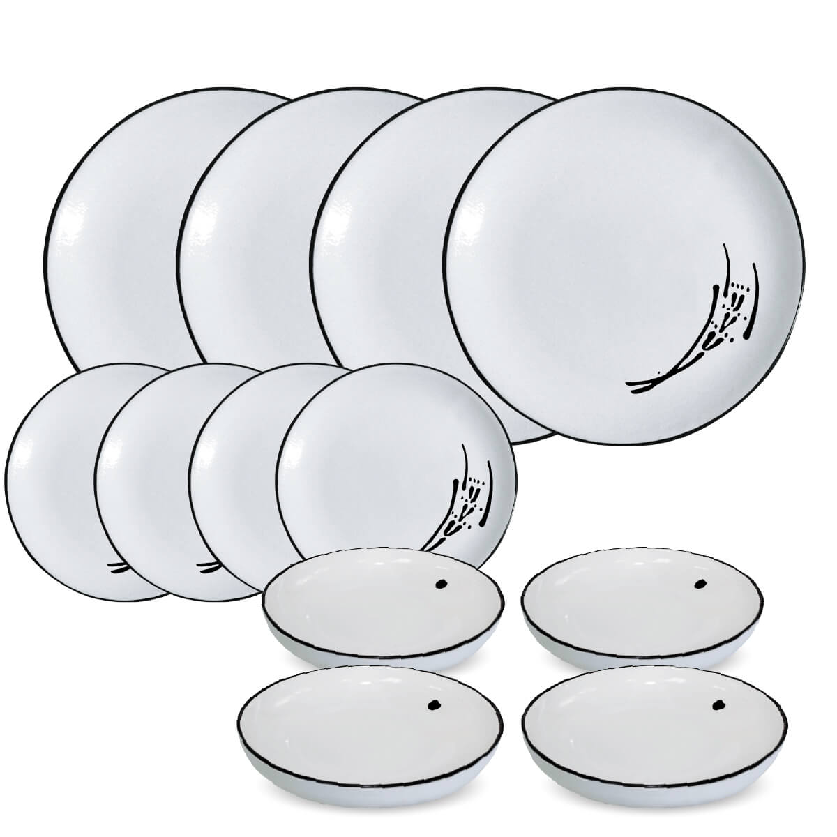 Dining Plate and Bowl Set - RD CS Art