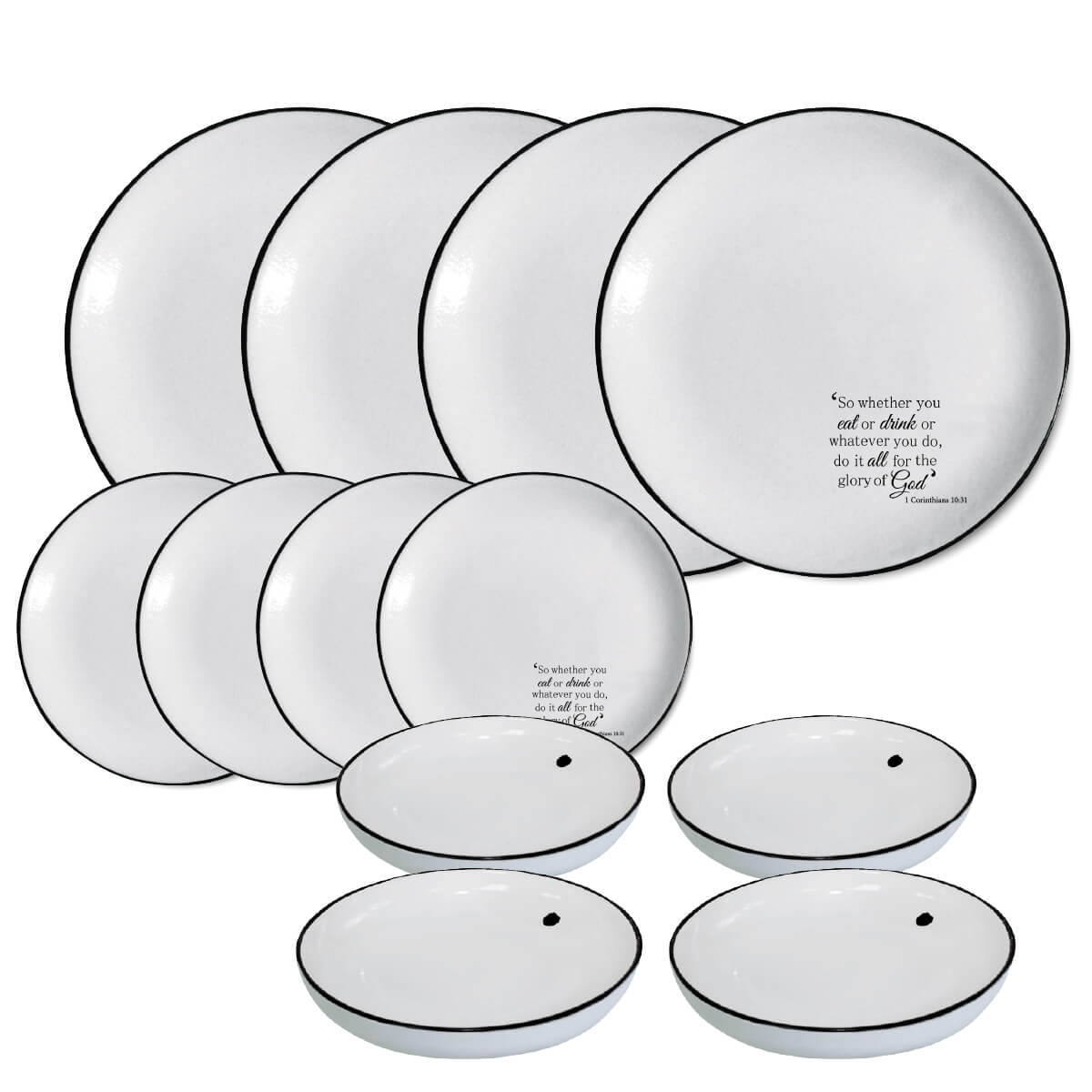 Dining Plate and Bowl Set RD CS XE
