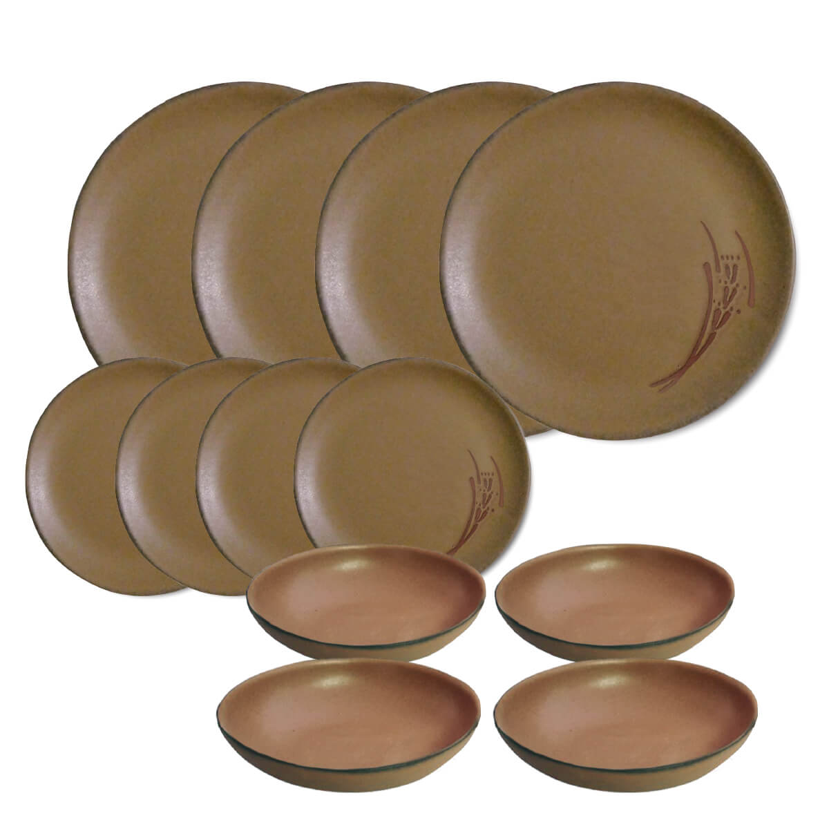 Dining Plate and Bowl Set RD SS Art