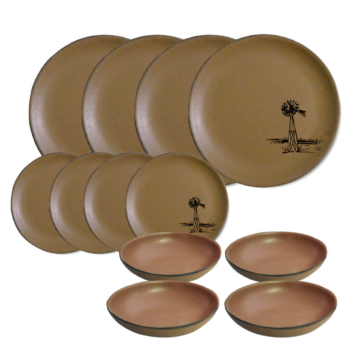 Dining Plate and Bowl Set RD SS Windmill