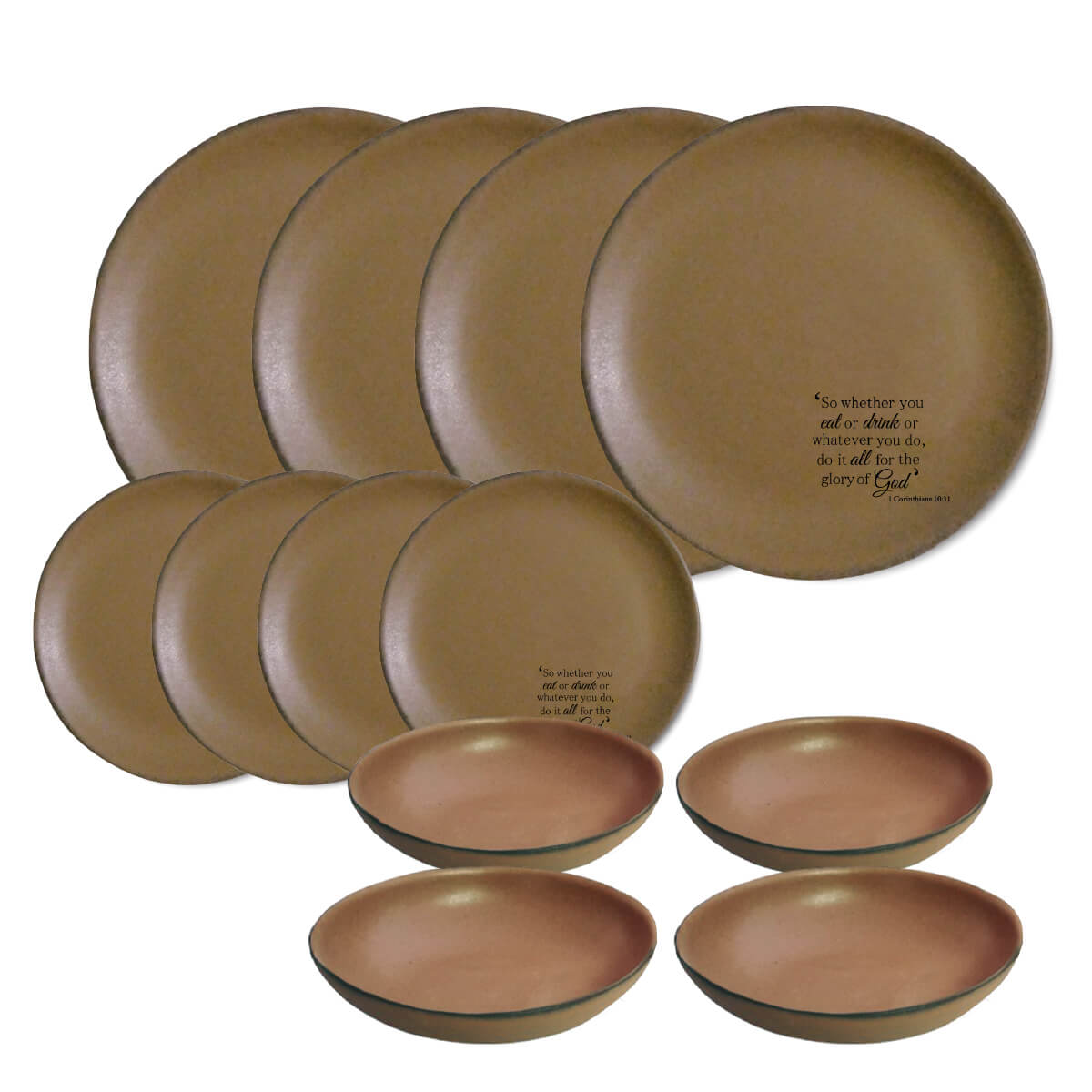Dining Plate and Bowl Set RD SS XE