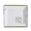 Large Square Plate in Country Style Christian Crockery English Large Square Plate in Country Style Christian Crockery English