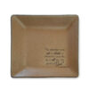 Large Square Plate in Sandstorm Christian Crockery English Large Square Plate in Sandstorm Christian Crockery English