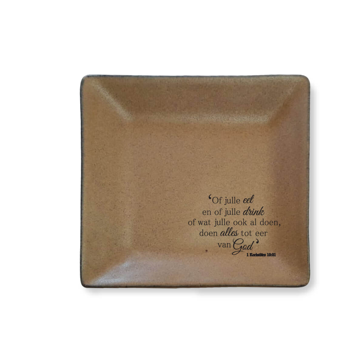 Small Square Plate Sandstorm Crockery Afrikaans Small Square Plate Sandstorm Crockery Afrikaans