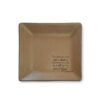 Small Square Plate Sandstorm Crockery English Small Square Plate Sandstorm Crockery English