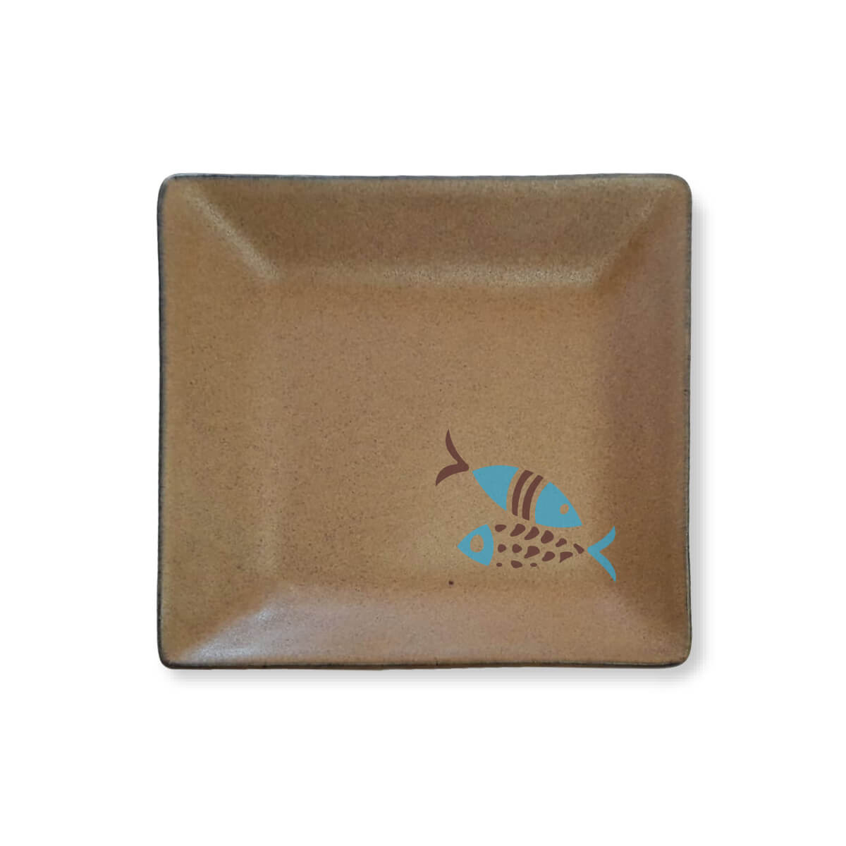 Small Square Plate in Sandstorm Tabga Small Square Plate in Sandstorm Tabga