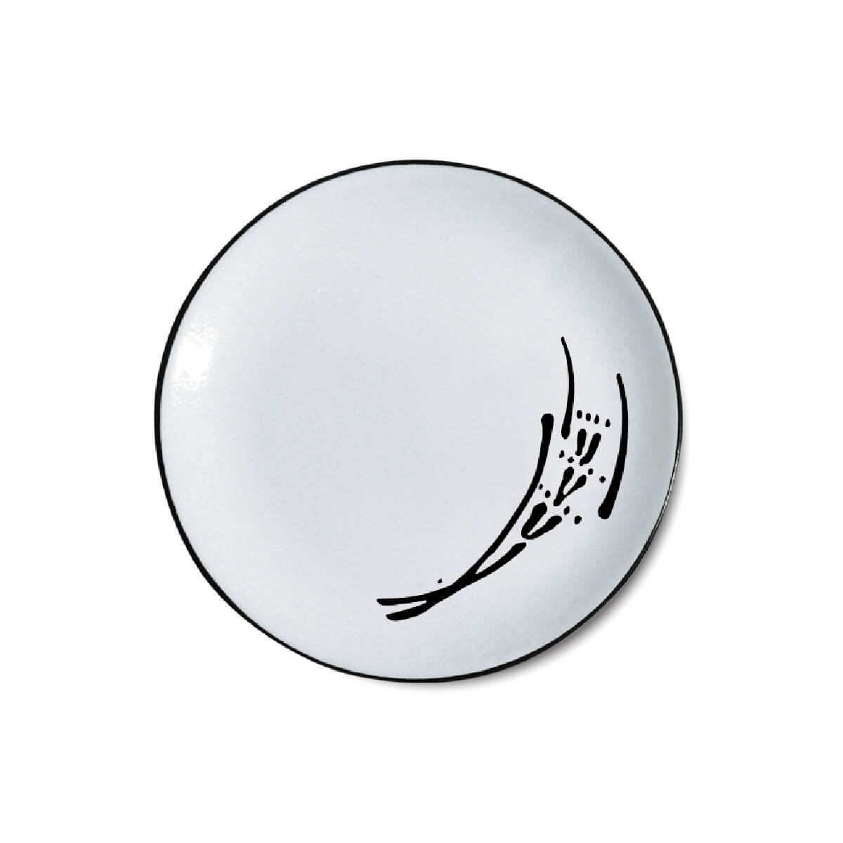 Small Round Plate in Country Style Argilla Art Small Round Plate in Country Style Argilla Art