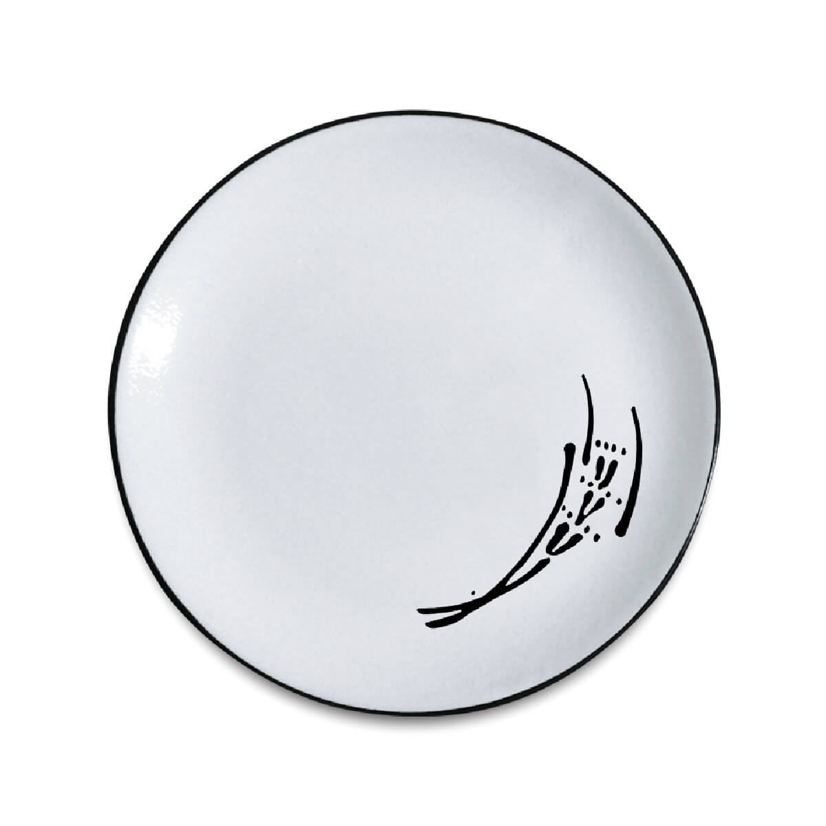 Standard Round Plate in Country Style Argilla Art