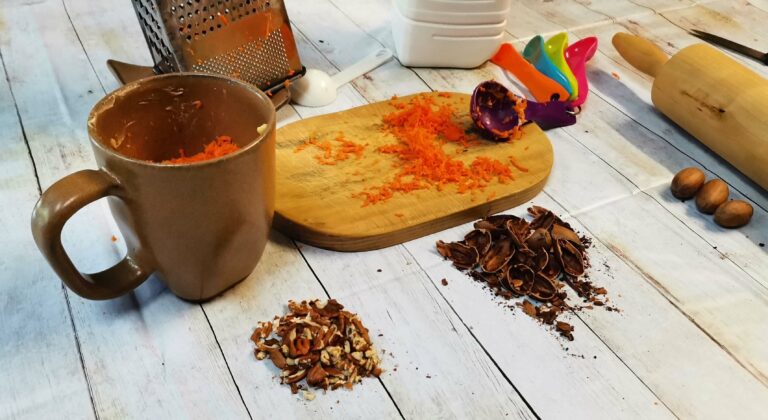 Eggless Carrot Mug Cake