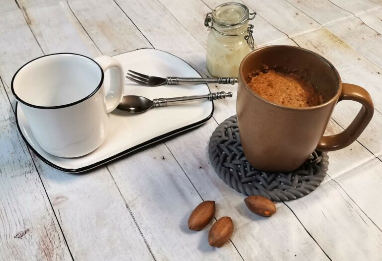 Eggless Carrot Mug Cake