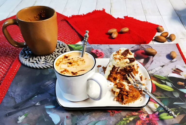 Eggless Carrot Mug Cake