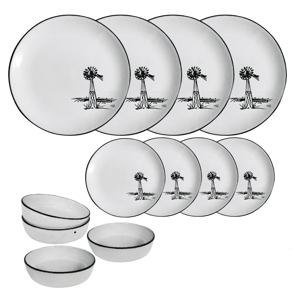 12-piece Standard Dining Set - cs windmill 12 piece Standard Dining Set cs windmill