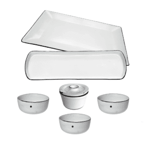 Dine on Valentine Serving Platter Set