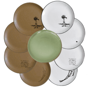 Large Round Plate Set (Set of 4) – 285mm