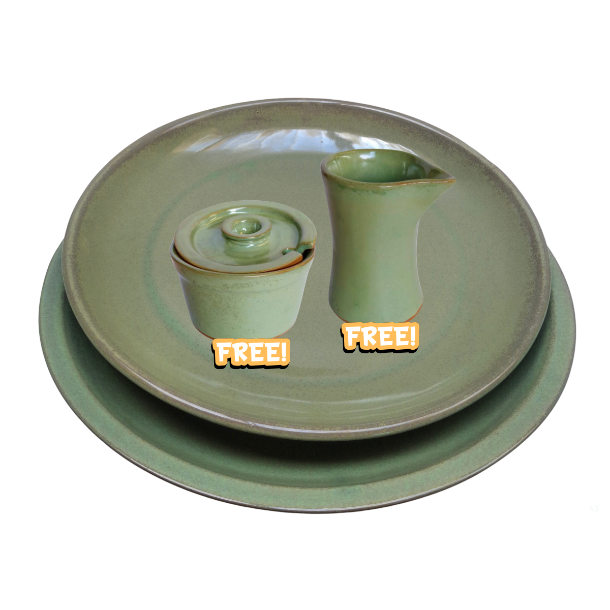 Large Round Serving Platter Set GR plus